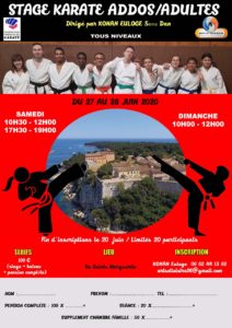 STAGE KARATE JUIN 2020