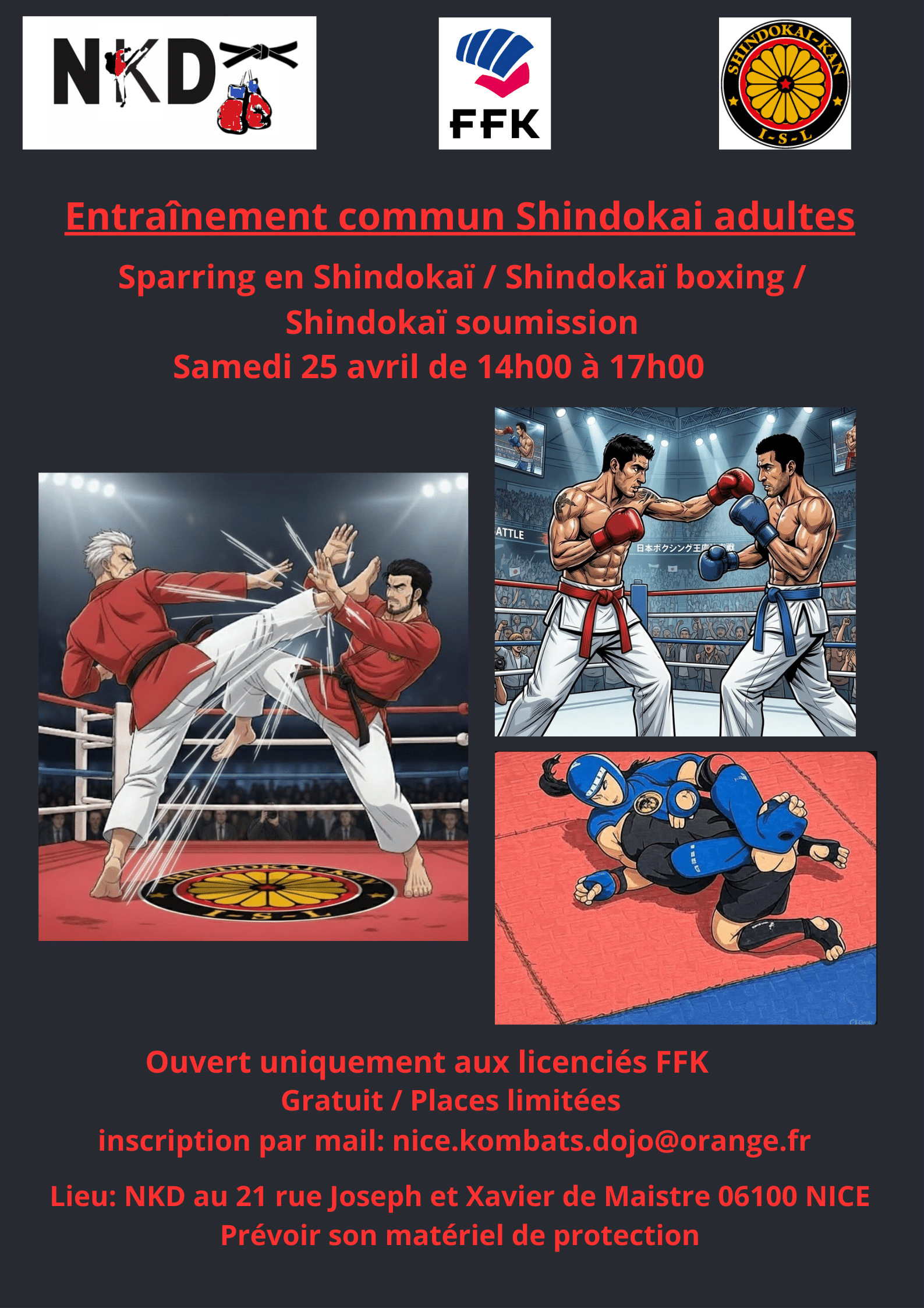 AFFICHE.STAGE COMMUN NKD