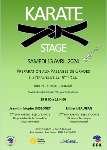stage de préparation aux passages de grade le 13 avril 2024 - Comité ...