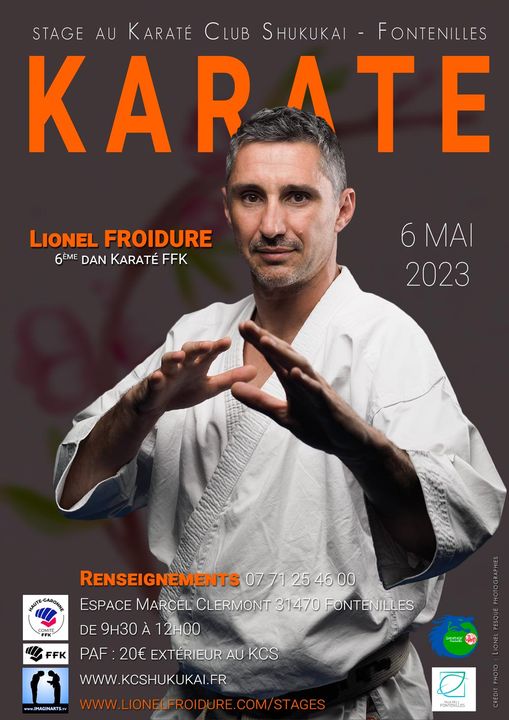 FFK / CDKDA31 / KARATE CLUB SHUKUKAI STAGE KARATE avec Lionel