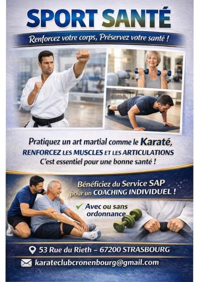 affiche sport sante KC Cronenbourg