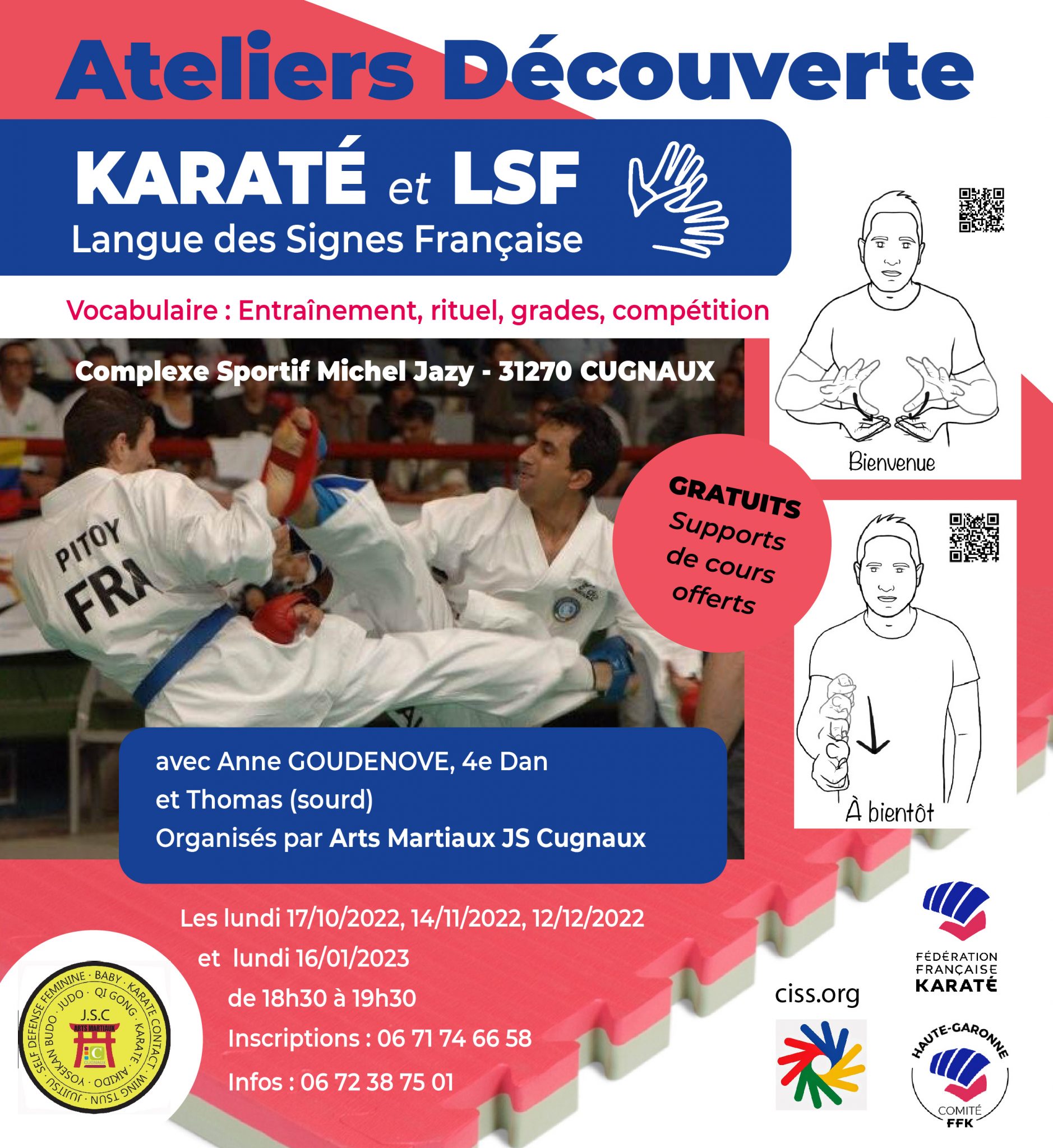 Karaté en Langue des Signes Comité Départemental de la HauteGaronne