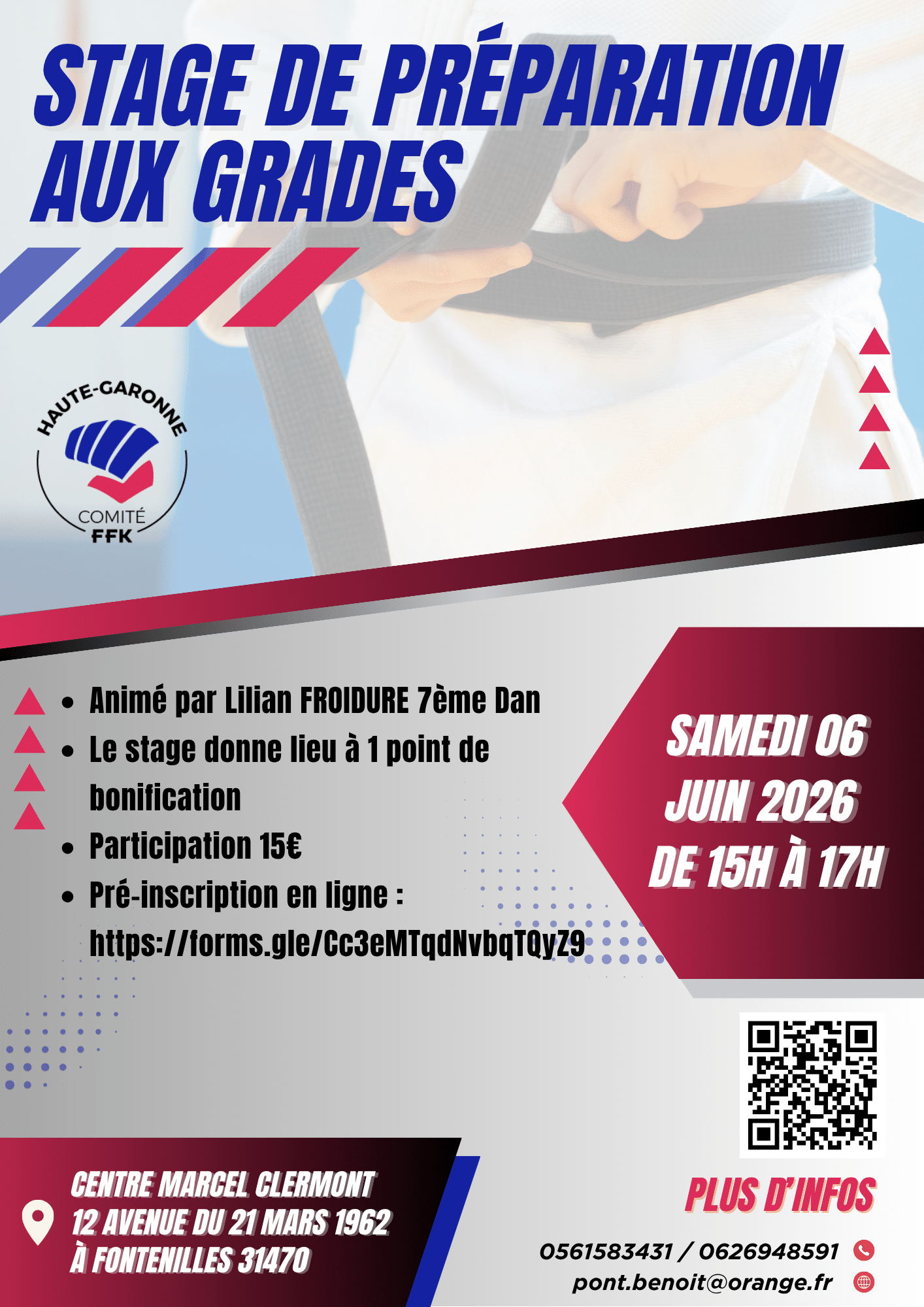 stage préparation aux grades