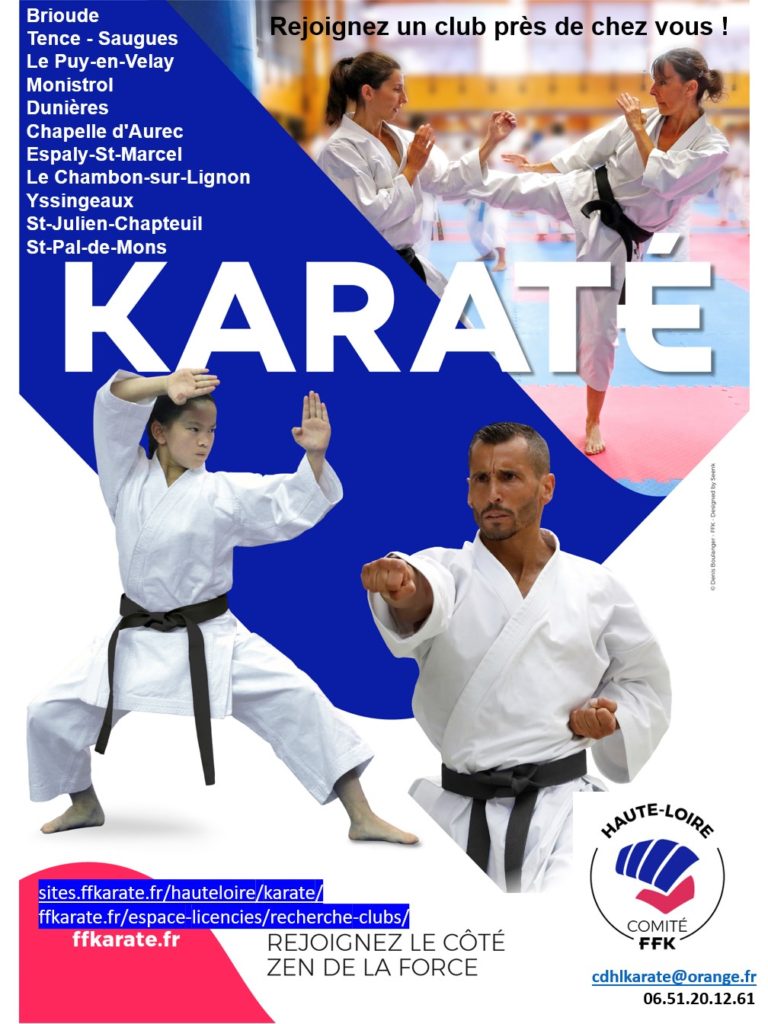 Karate affiche locale