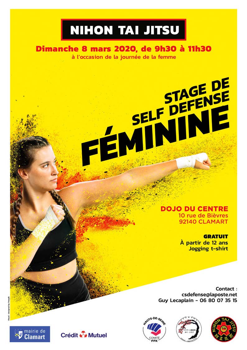 Stage de self-défense féminine : pré-inscrivez-vous pour le