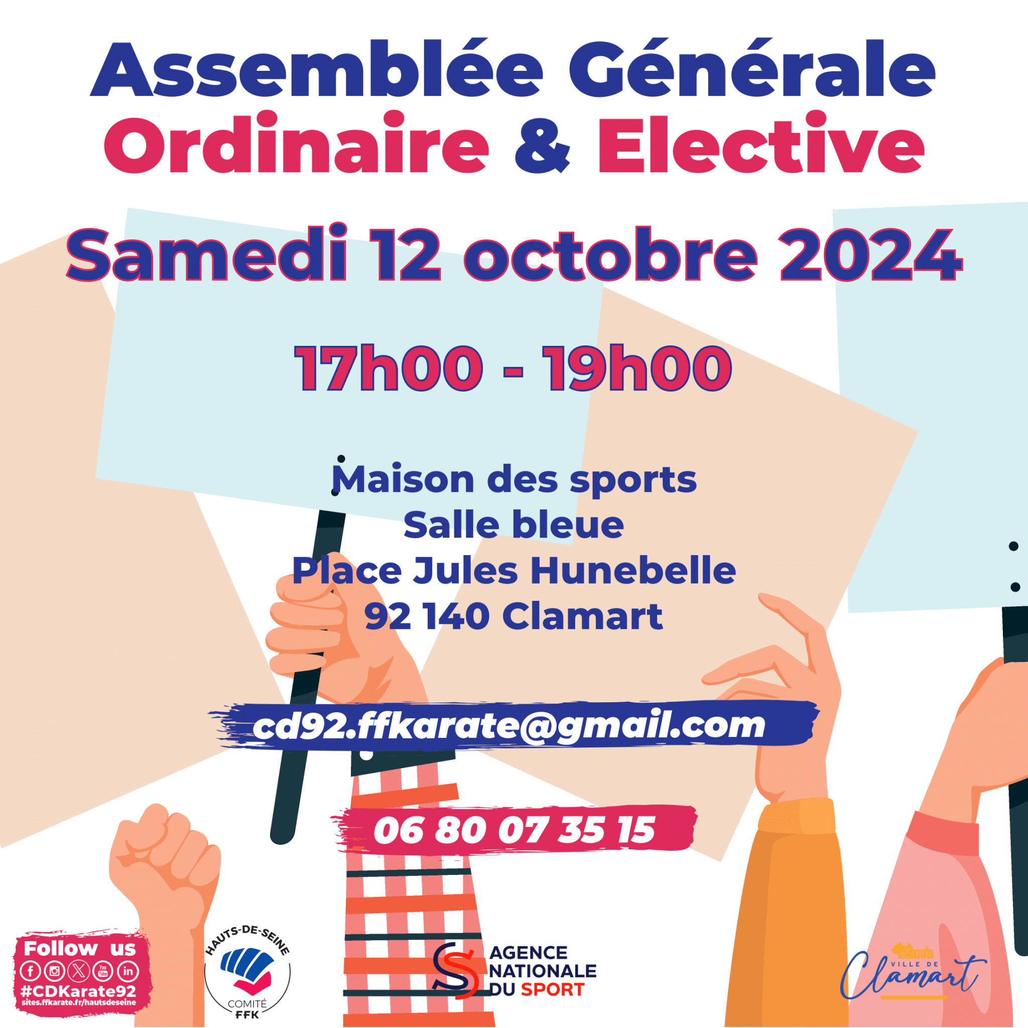 AGO et AGE CDK92 12.10.2024 Comité Départemental des Hautsde