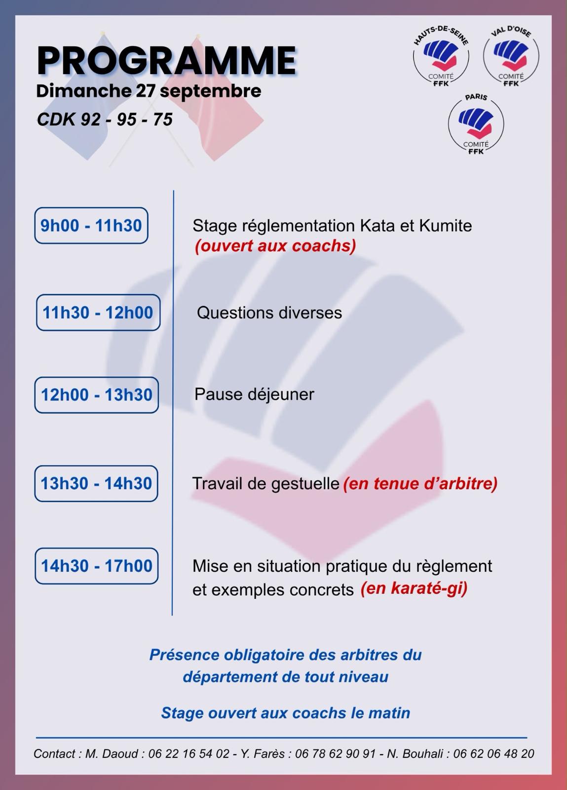 20260927_Stage_ARBITRAGE_CDK92-95-75_Bois-Colombes_Affiche_02_V1.0