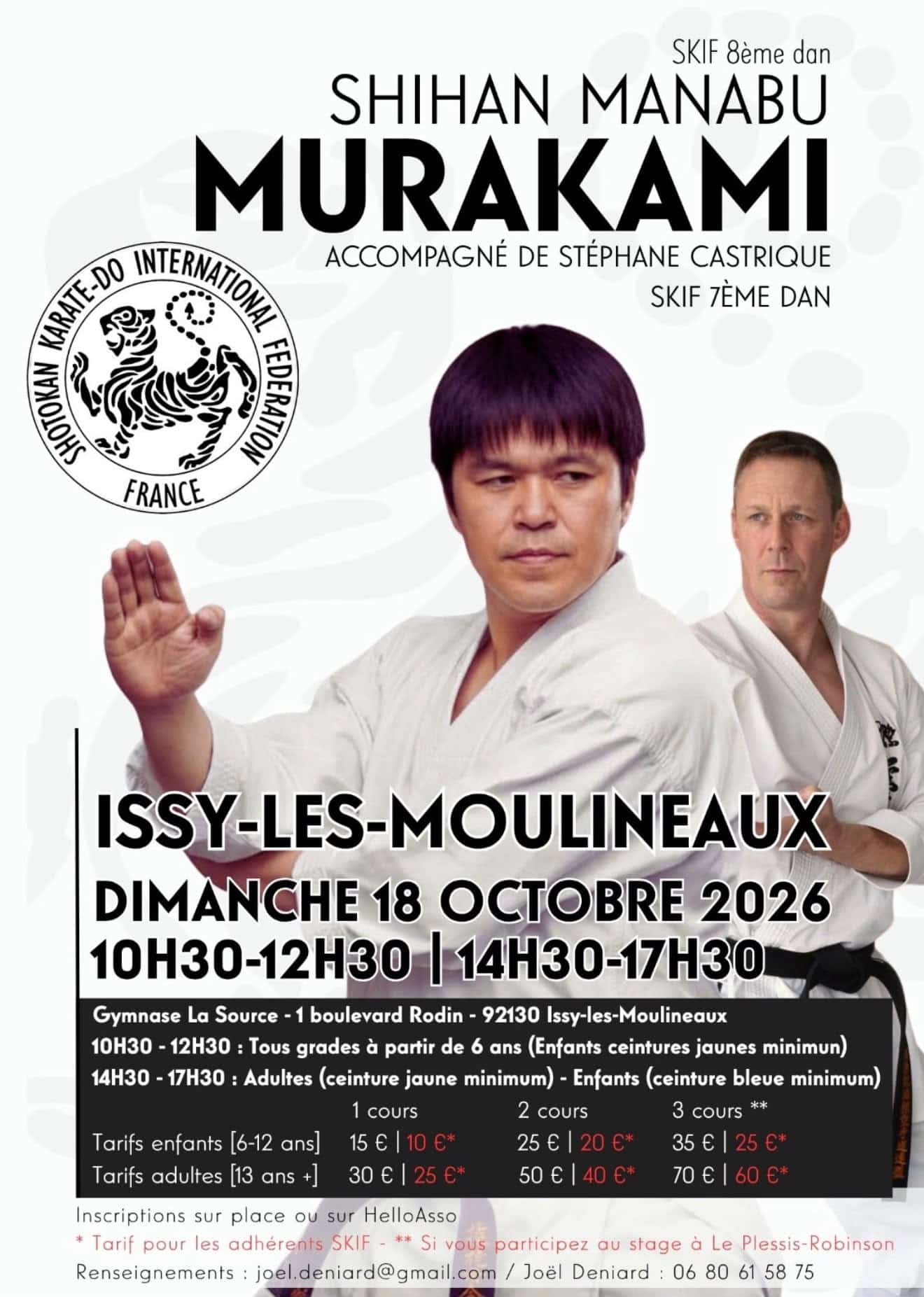 20261018_Stage_SKIF_MURAKAMI_CASTRIQUE_Affiche_V1.0