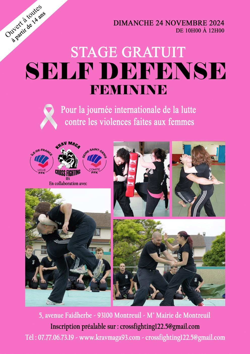 Stage De Self D fense F minine 24 11 2024 Ligue R gionale le de 