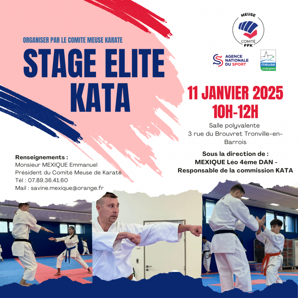 Participez au Stage Élite Kata le 11 janvier 2025 ! 🥋 Comité