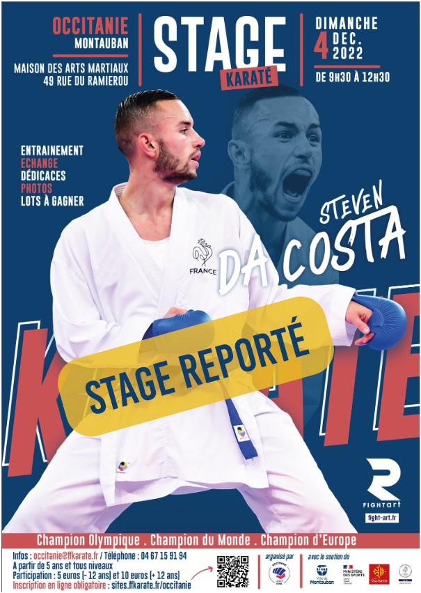 Stage Steven Da Costa Reporté