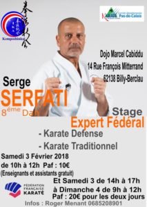 Stage 2018 avec Serge Serfati