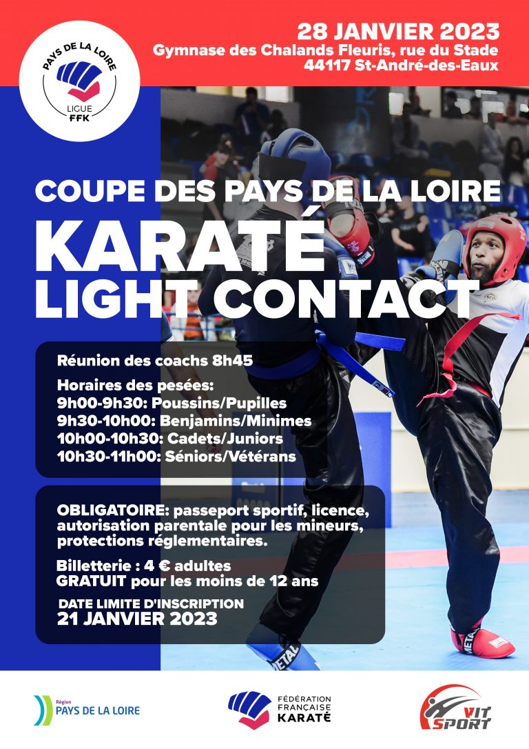 Coupe Des Pays De Loire Karaté Light Contact - Ligue Régionale Pays-de ...