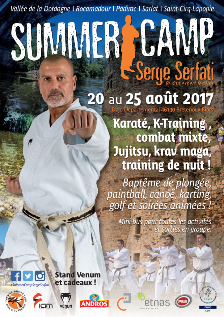 Stage d'arts martiaux et sports de combat Summer Camp avec Serge Serfati