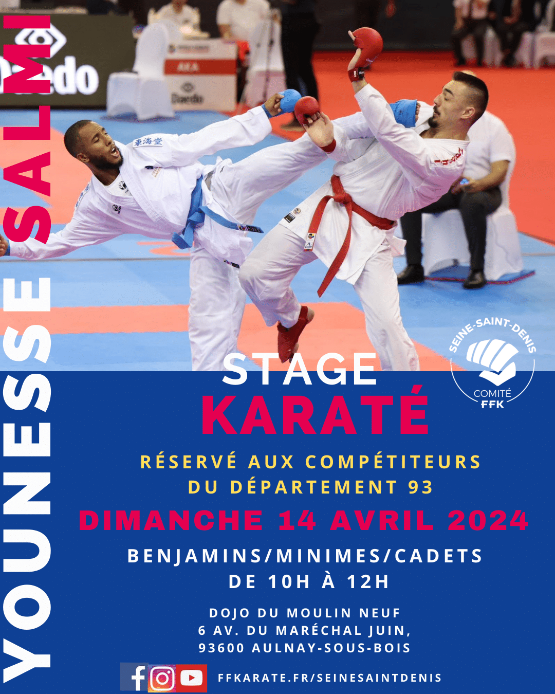 Stage Departemental Kumite - Younesse Salmi - 14 Avril 2024 - Comité 