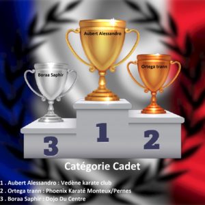 Podium Cadet Garçon