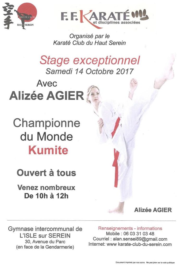 Stage Alizée AGIER